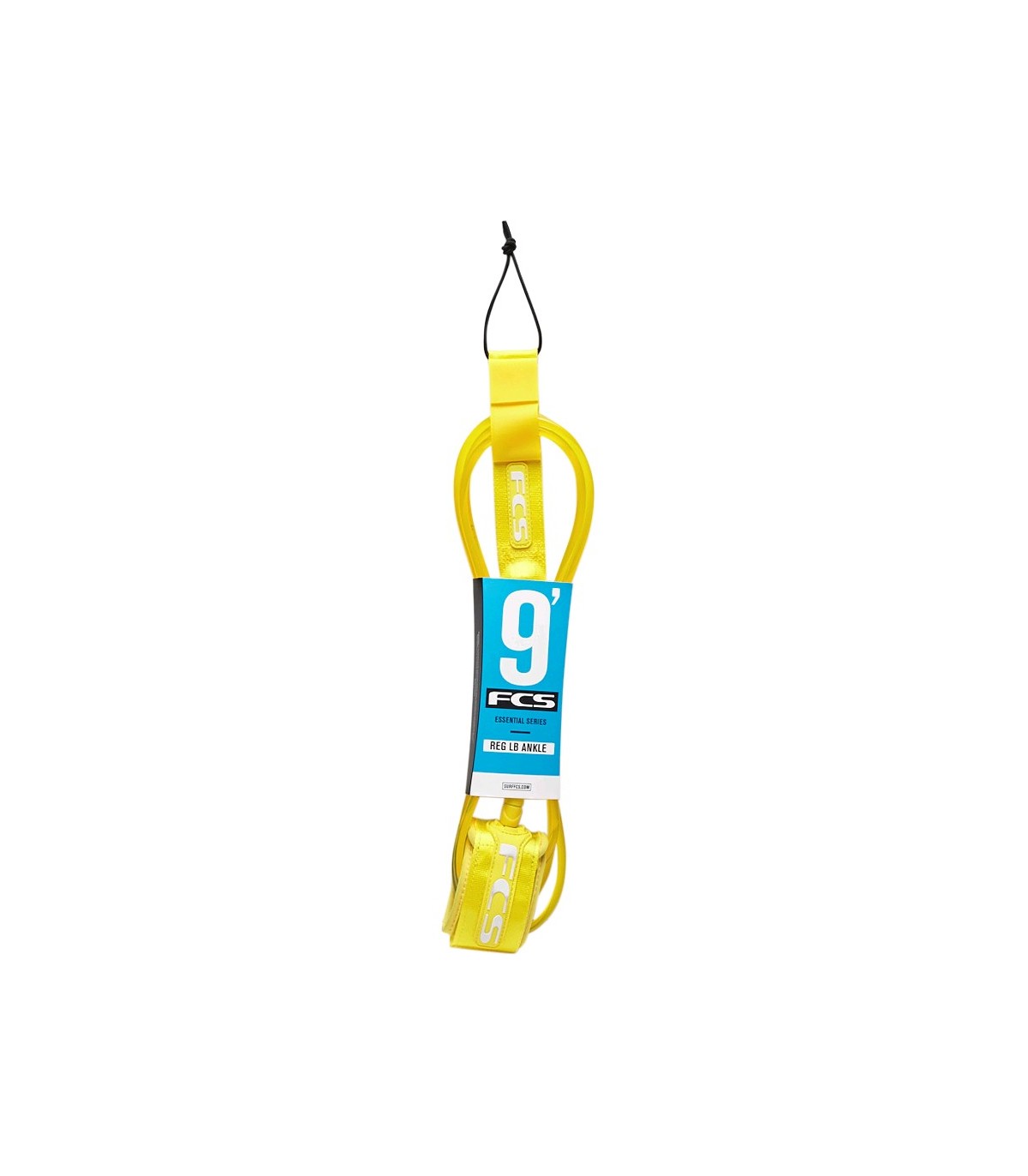 INVENTO - FCS 9 Regular Ankle Leash (7mm) Taxi Cab Yellow
