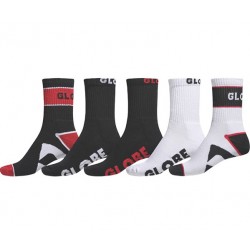 CALCETINES GLOBE DESTROYER 5 PACK RED