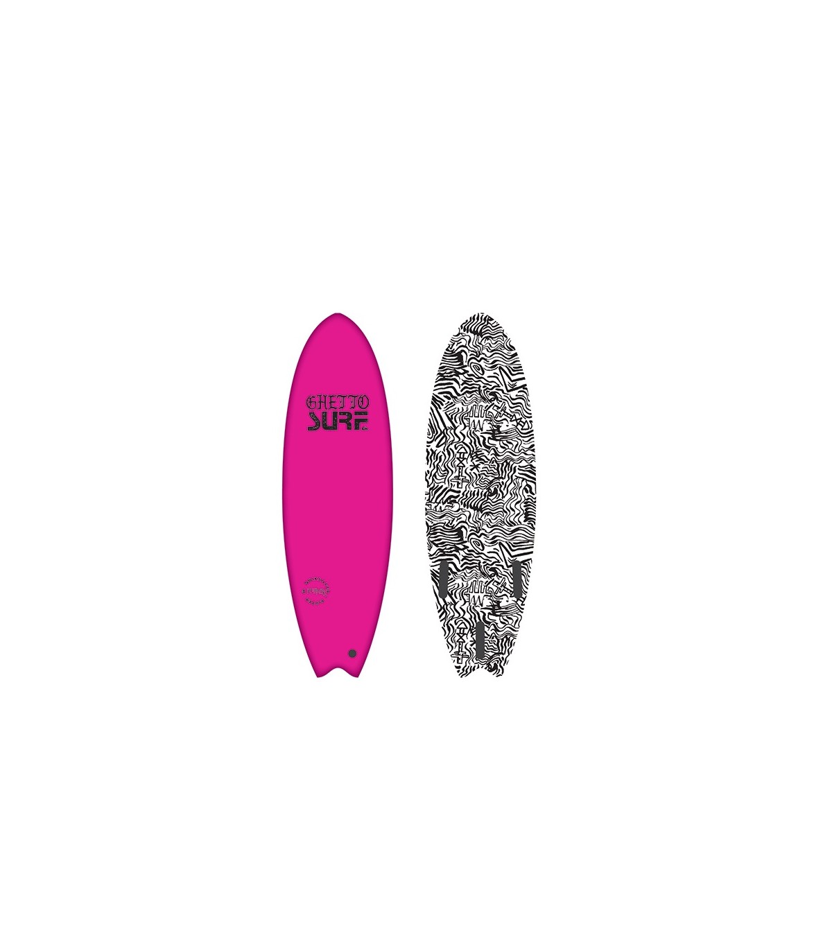TABLA DE SURF QUIKSILVER BAT 60 (GHETTO PNK)