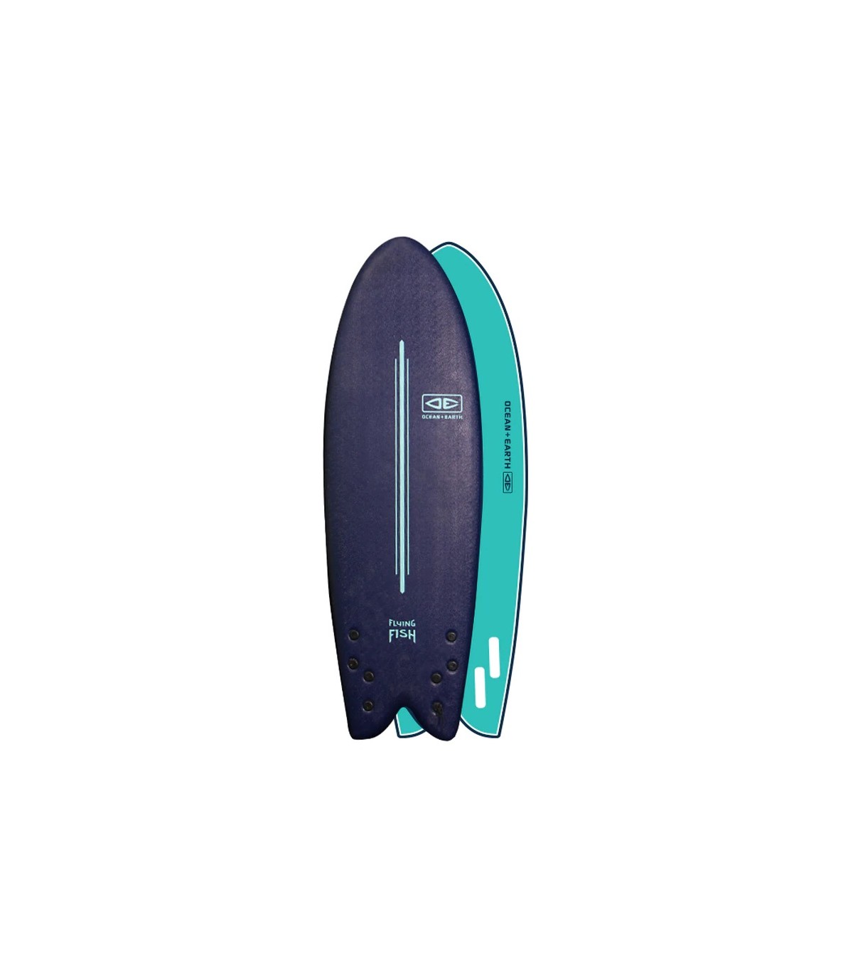 TABLA DE SURF O&E EZI  FLYING FISH QUAD SOFTBOARD 5.8