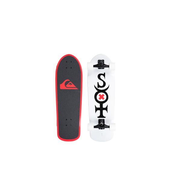 SURFSKATE QUIKSILVER SURFER OF FORTUNE 31 X 9.7 RED
