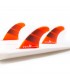 Quillas FCS II Accelerator Neo Glass Tang red Gr Tr i Fins
