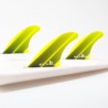 Quillas - FCS II Carver Neo Glass yellow Gr Tri Fins