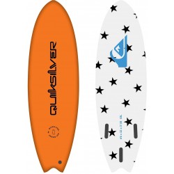 Tabla de surf Quiksilver Bat 6.0 orange