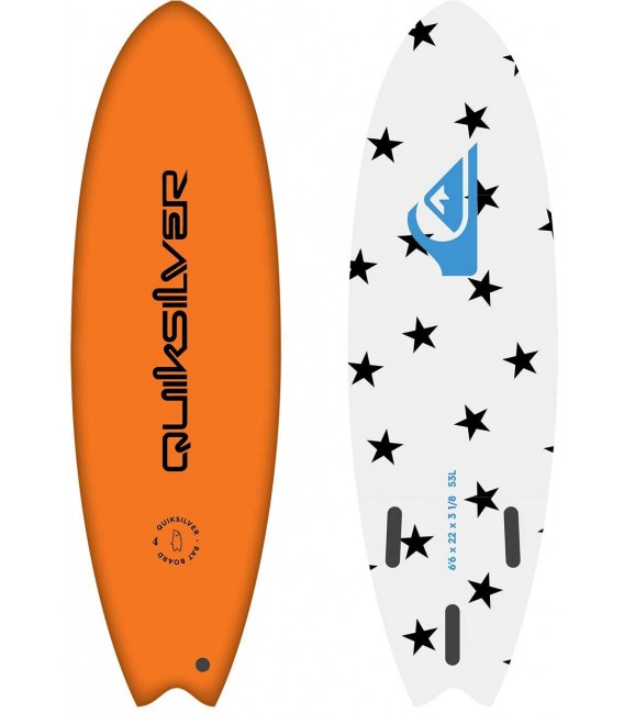 Tabla de surf Quiksilver Bat 6.6 orange