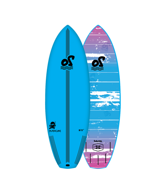 Tabla de surf Ocean Storm 6'3'' Series Lil Ninja blue