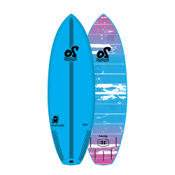 Tabla de surf Ocean Storm 6'3'' Series Lil Ninja blue