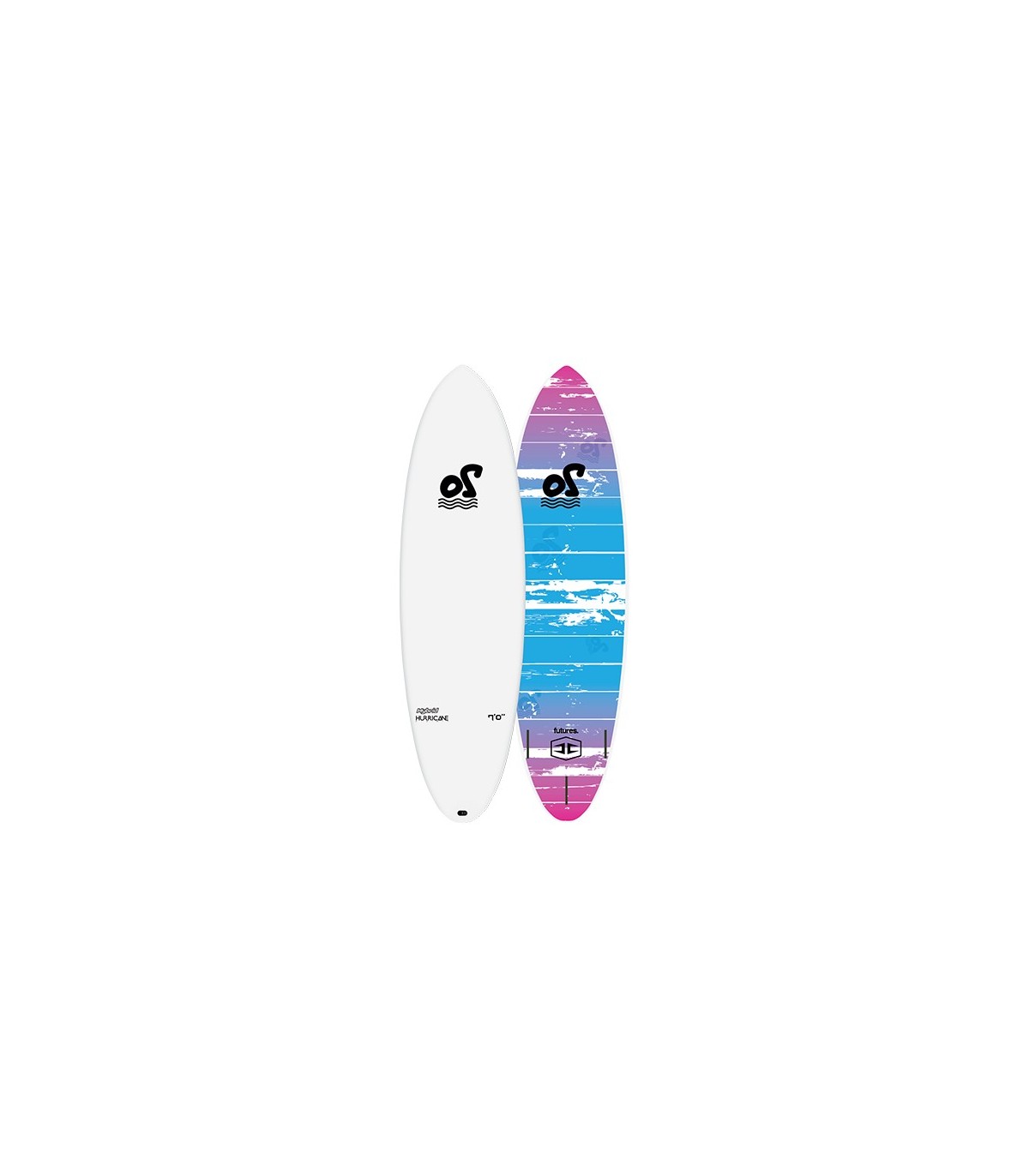 Tabla de surf - Ocean Storm 6.6 top Hybrid white