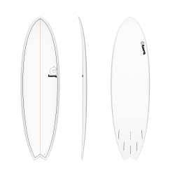 Tabla de surf Torq 6.6 Fish TET pinline white