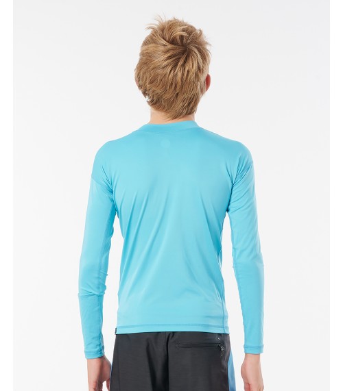 Licra para surf Rip Curl boy corp l/sl uv blue