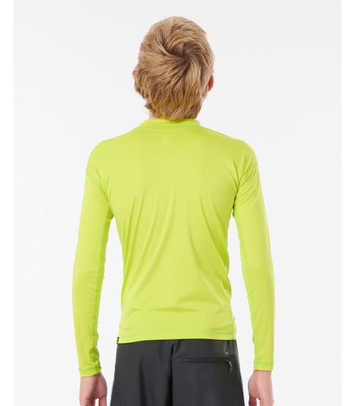 Licra para surf Rip Curl boy corp l/sl uv lima