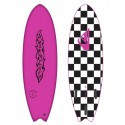 Tabla de surf Quiksilver Bat 6.0 MIJ0 pink