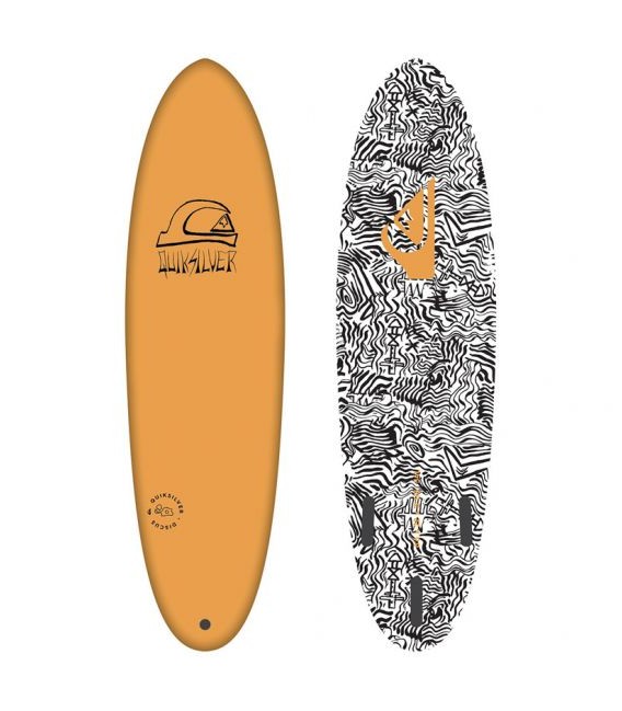 Tabla de surf Quiksilver Discus 6.6 NZE0 orange