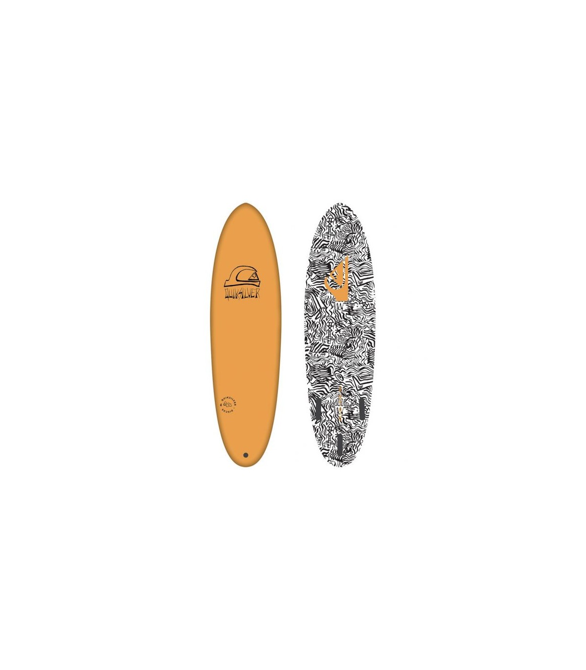 Tabla de surf - Quiksilver Discus 6.6 NZE0 orange