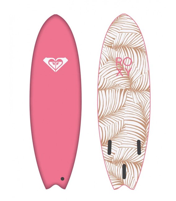 Tabla de surf Roxy Bat 6.6 MLW tropical pink