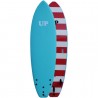 Tabla de surf Up Way 7.0 aquamarine stripe red