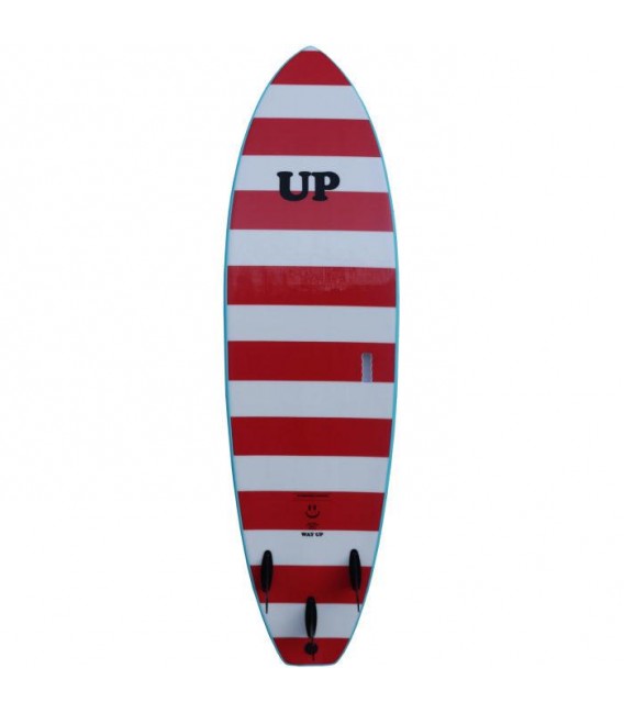 Tabla de surf Up Way 7.0 aquamarine stripe red