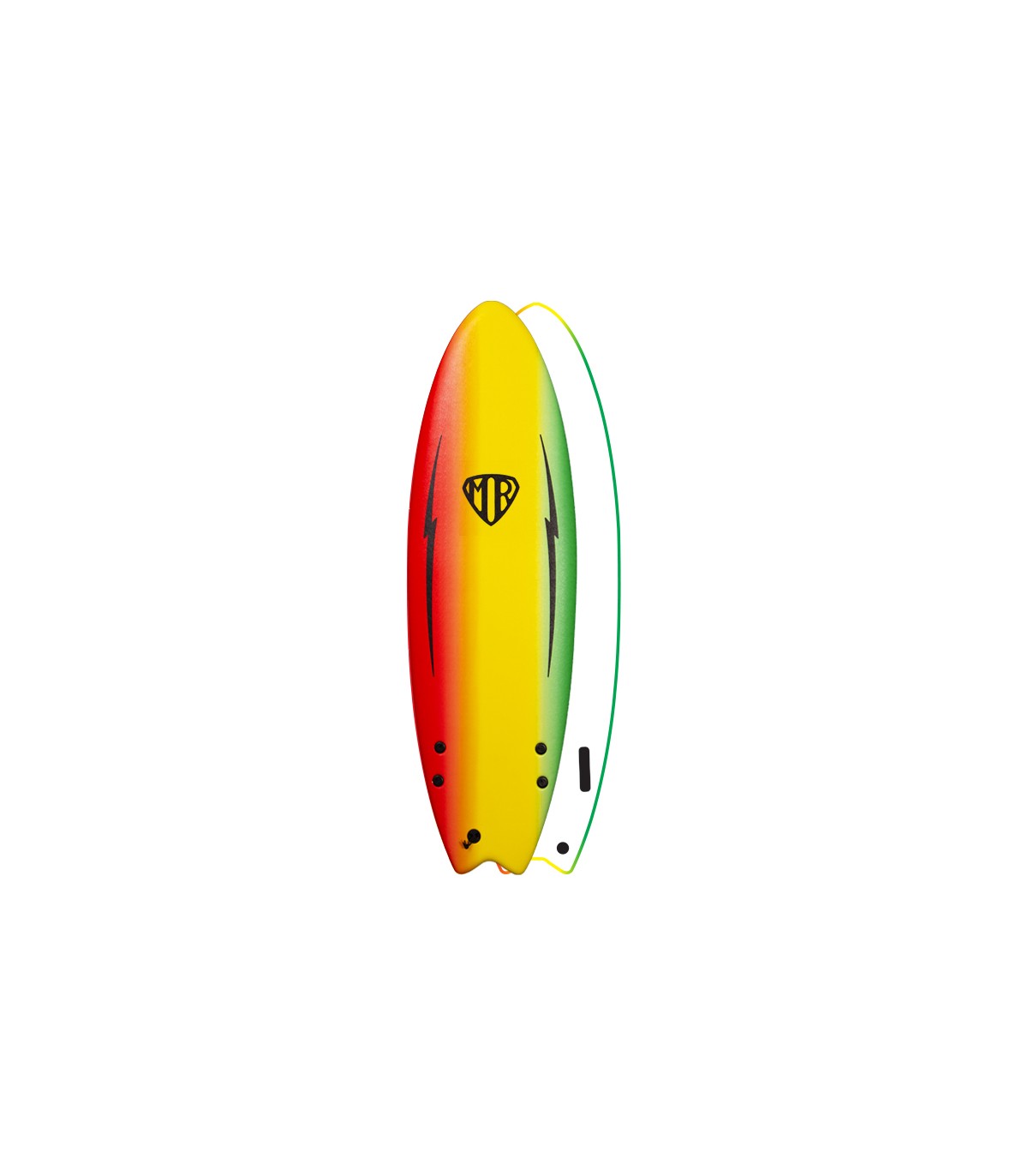 Tabla de surf - O&E one 6.0 Mr Spray ezi rider twin fin rasta