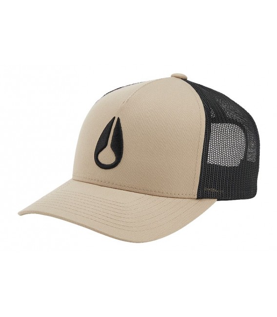 Gorra Nixon Iconed Trucker Hat Khaki / Black
