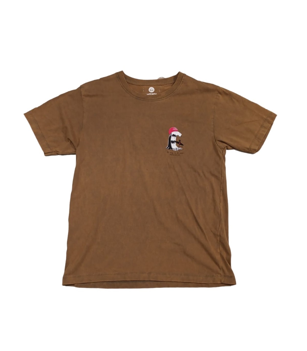 CAMISETA WATSAY OLA BOY VERDE (piedra)