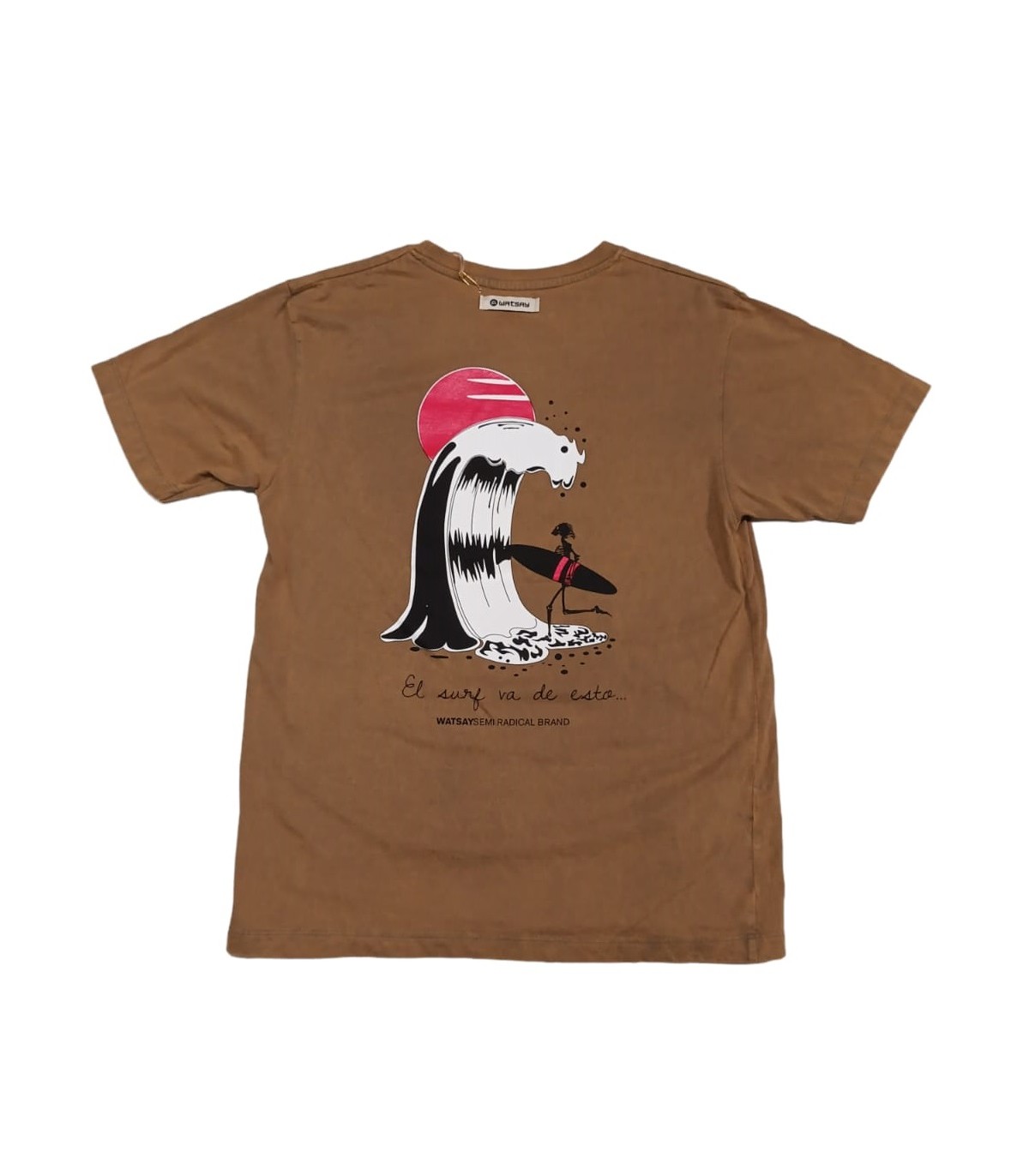 CAMISETA WATSAY OLA BOY VERDE (piedra)