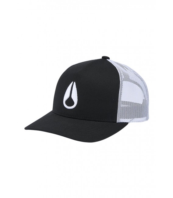 Gorra Nixon Iconed Trucker Hat Black / White / White
