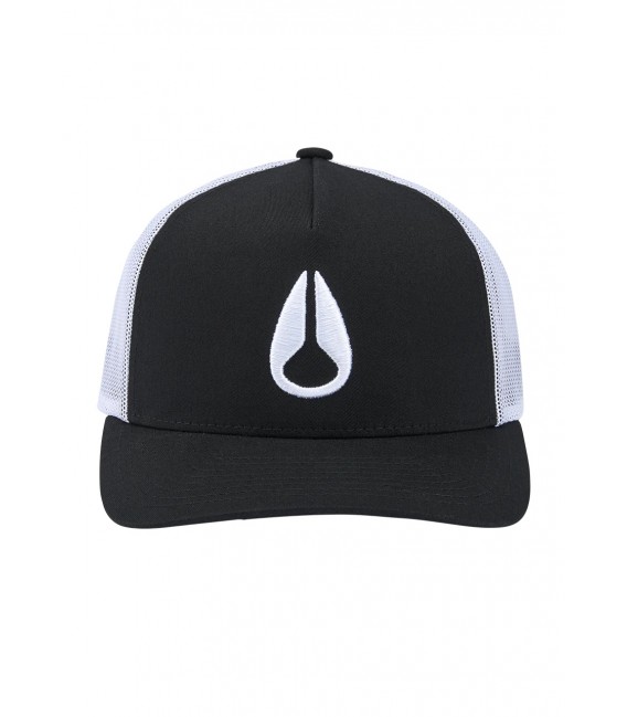 Gorra Nixon Iconed Trucker Hat Black / White / White