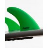 Quillas Feather fins ultraligh dual tab green