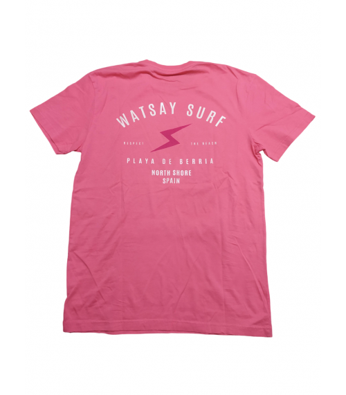 Camiseta Watsay rayo coral