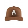 Gorra Nixon Iconed Trucker Hat Brown / Off White