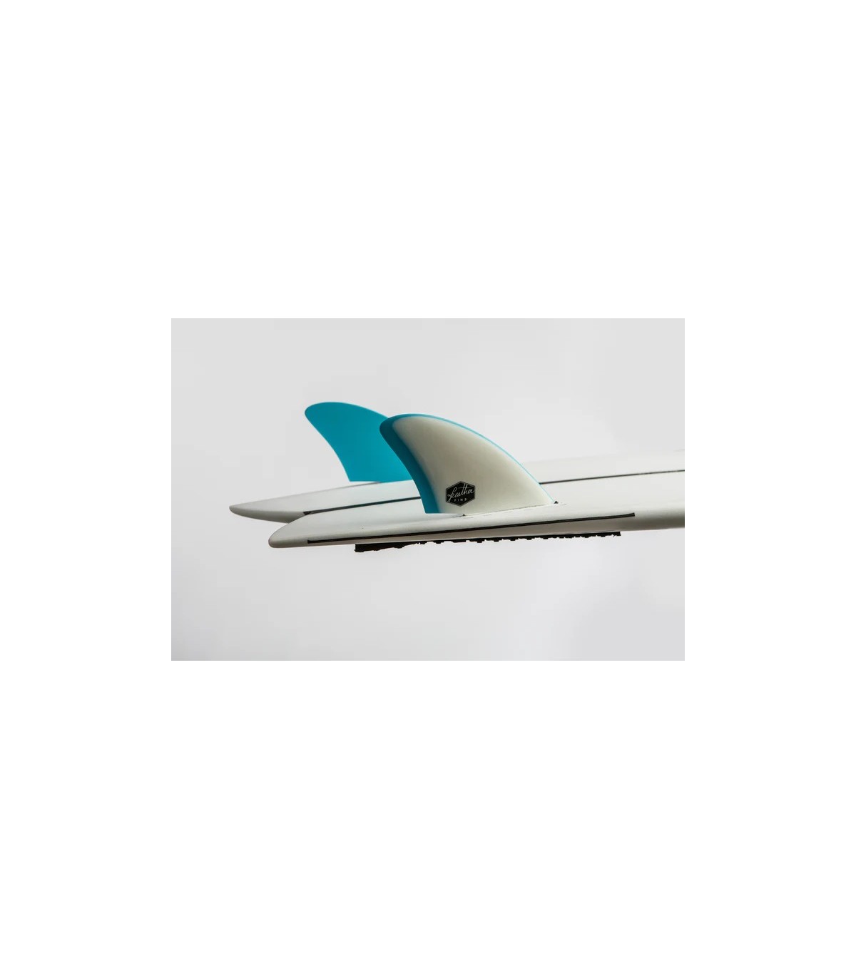 Quillas - Feather fins twin fin future blue/white