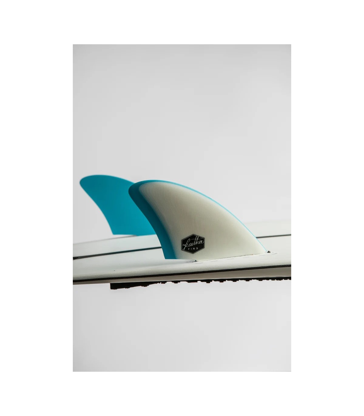 Quillas - Feather fins twin fin future blue/white
