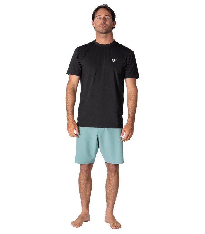 Camiseta - Vissla Twisted Eco Lycra SS sun black