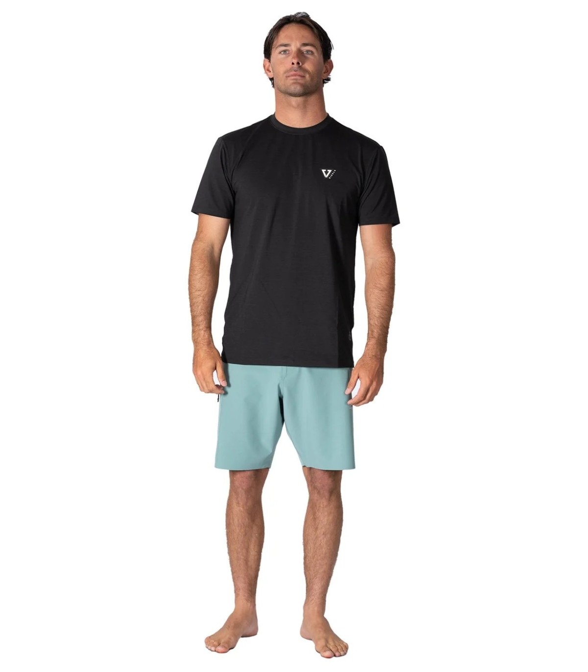 Camiseta - Vissla Twisted Eco Lycra SS sun black