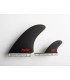 Quillas - Feather fins twin A.I 2+1 future black