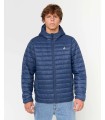 Chaqueta de plumón Rip Curl con capucha Anti Series Search navy