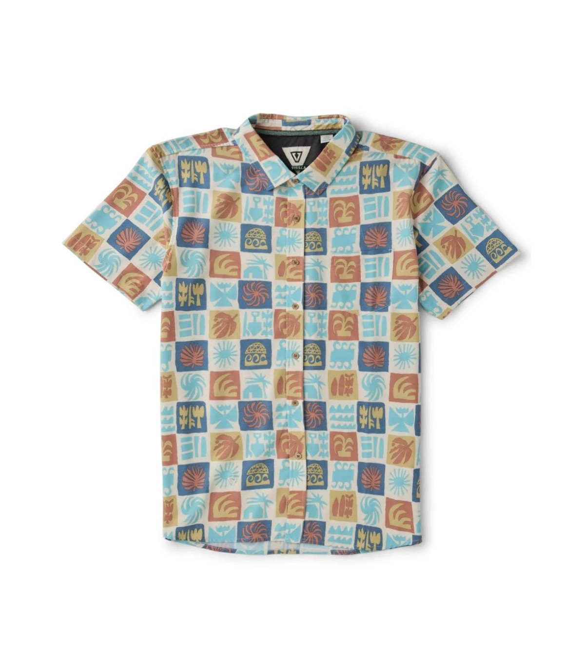 Camisa - Vissla Ecology Center Hybrid Eco SS Shirt-SND