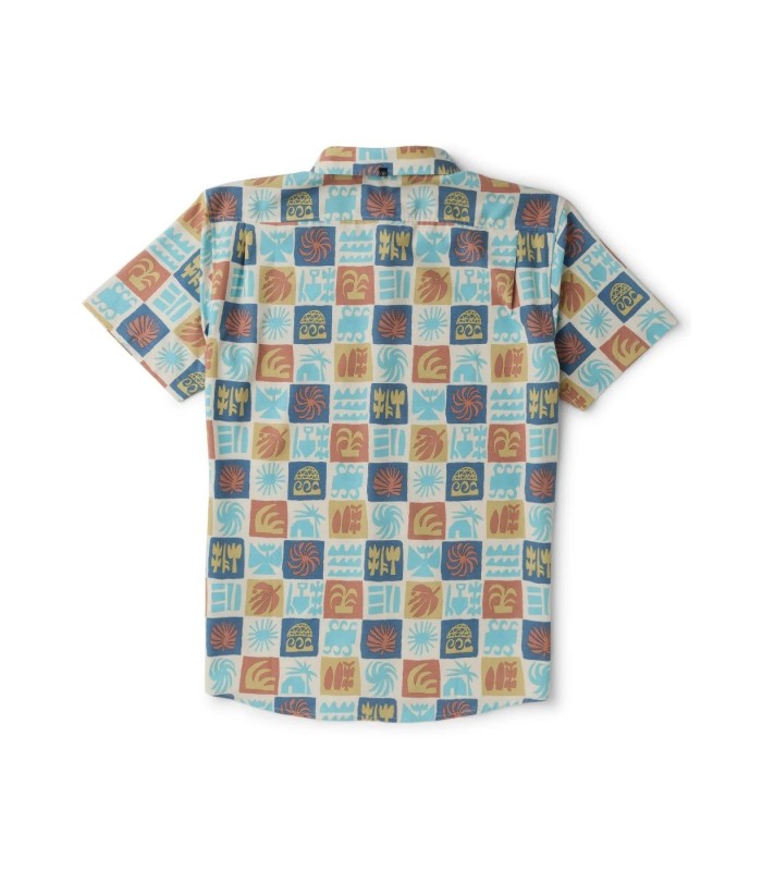 Camisa - Vissla Ecology Center Hybrid Eco SS Shirt-SND