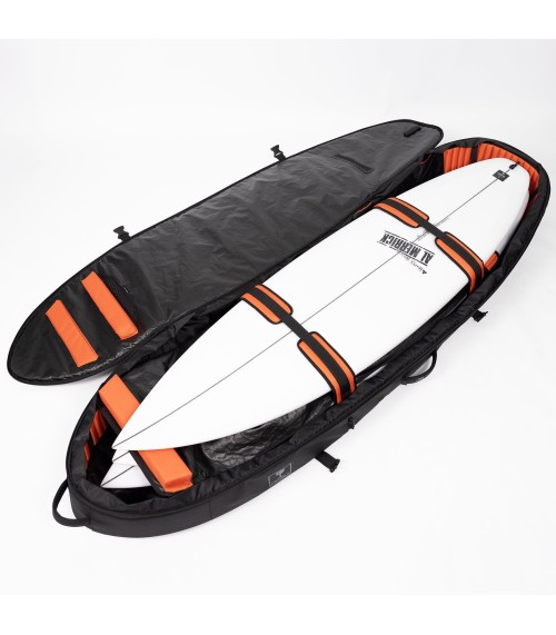 Funda de surf O&E Apex fish shortboards 6.8 tres tablas