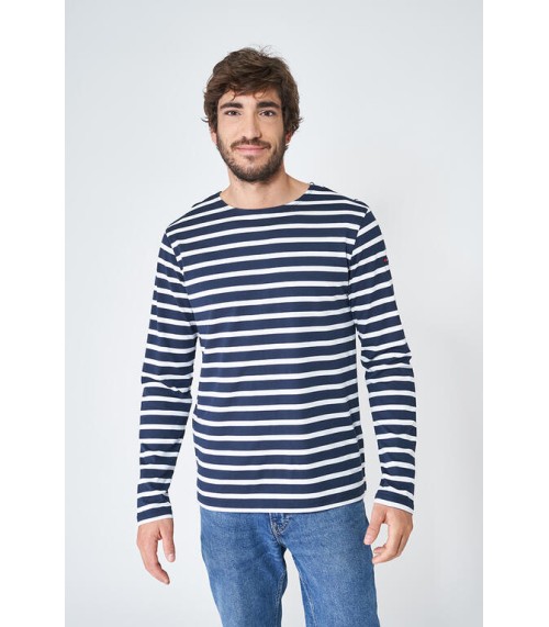 Camiseta Batela marsella manga larga navy