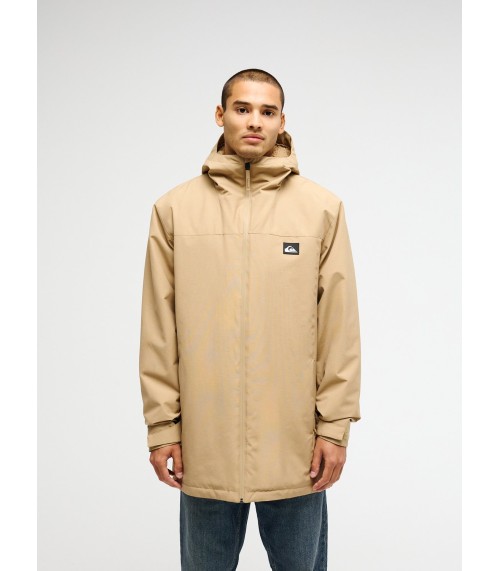 Cazadora Quiksilver overcast 3k parka beige