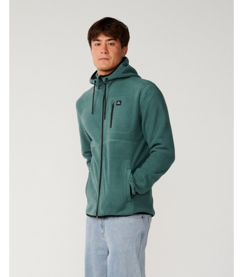 Chaqueta Rip Curl forro polar departed green