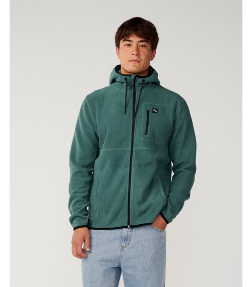 Chaqueta Rip Curl forro polar departed green
