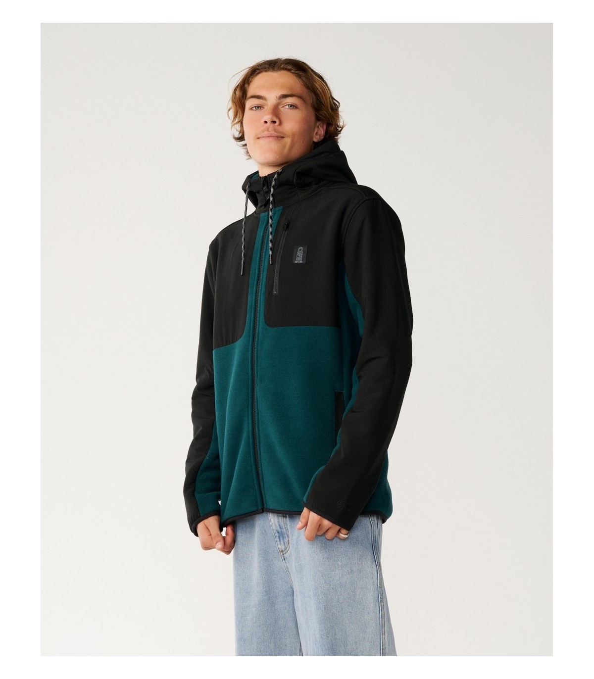 Sudadera - Rip Curl searth series panelled cremallera green
