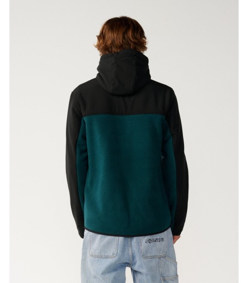 Sudadera Rip Curl searth series panelled cremallera green