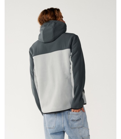 Sudadera Rip Curl searth series panelled cremallera grey