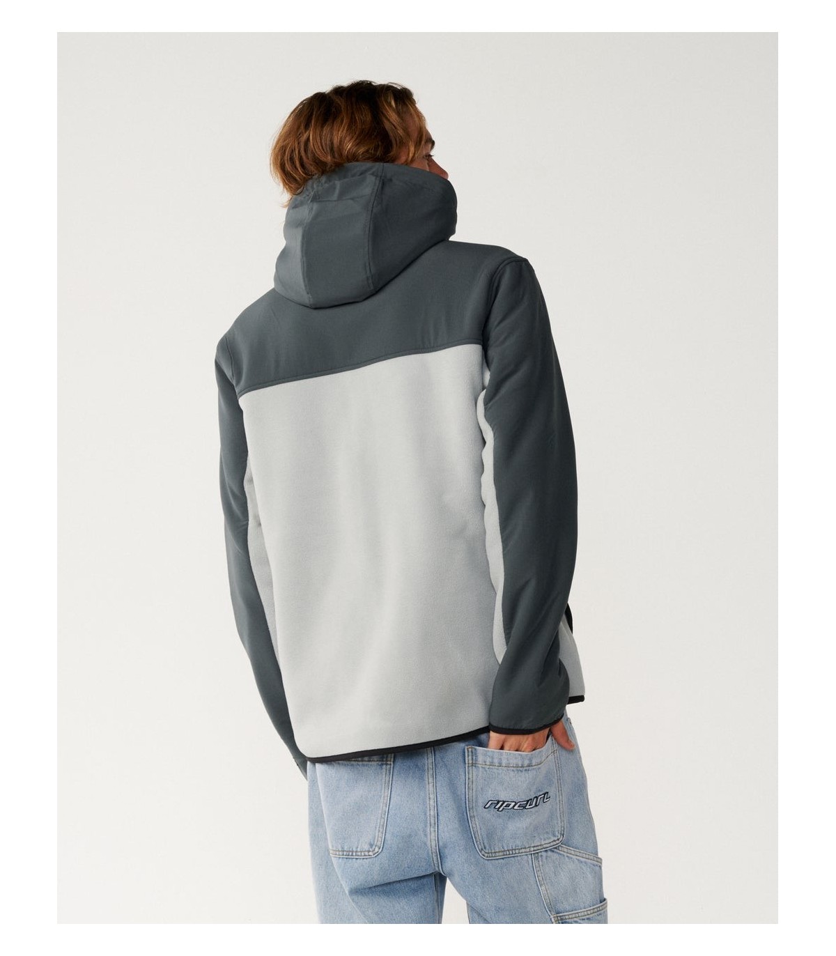 Sudadera - Rip Curl searth series panelled cremallera grey