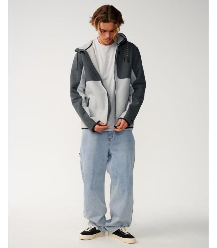 Sudadera - Rip Curl searth series panelled cremallera grey
