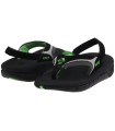 SANDALIA REEF KIDS SLAP II BLACK/GREEN